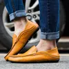 Luxus Marke Männer Schuh Aus Echtem Leder Mokassins Licht Atmungsaktive Slip auf Boot Schuhe Sommer Mode Männer Müßiggänger Italienischen Casual