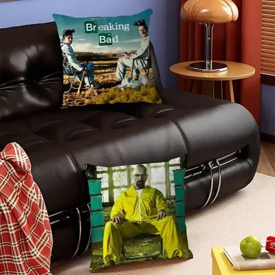 TV B-Breaking Bad Kissen Geschenke Home Office Einrichtung Schlafzimmer Sofa Auto Kissenbezug Fall 45x45cm Image