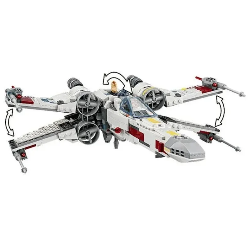 490PCS MOC75301 Raum Programm X-Wing Fighter Baustein Ziegel kinder Festival Party Geschenke Image