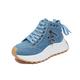 Women's Platform Fashion Sneakers Y2K Cute Lightweight Breathable Height Increasing Comfort Walking Trainers Blue 5