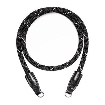 COOPH Leica Rope Strap (Black Reflective, 39.4, Ring Attachment) 196-30