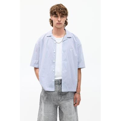 Short Sleeve Striped Stwd Shirt