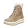 Schnürstiefelette TOM TAILOR "Tom Tailor Stiefelette Lederimitat/Textil", Damen, Gr. 40, beige (sand), Lederimitat, Textil, casual, Schuhe