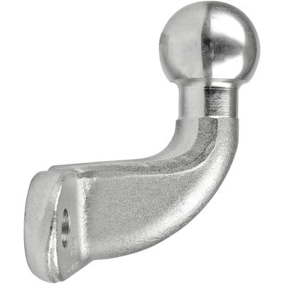 Anhänger-Kupplung LAS "Kupplungskugel, mit Flansch, abgewinkelt", silber (silberfarben), B:13cm H:7cm L:12cm, Stahl, Anhängevorrichtungen