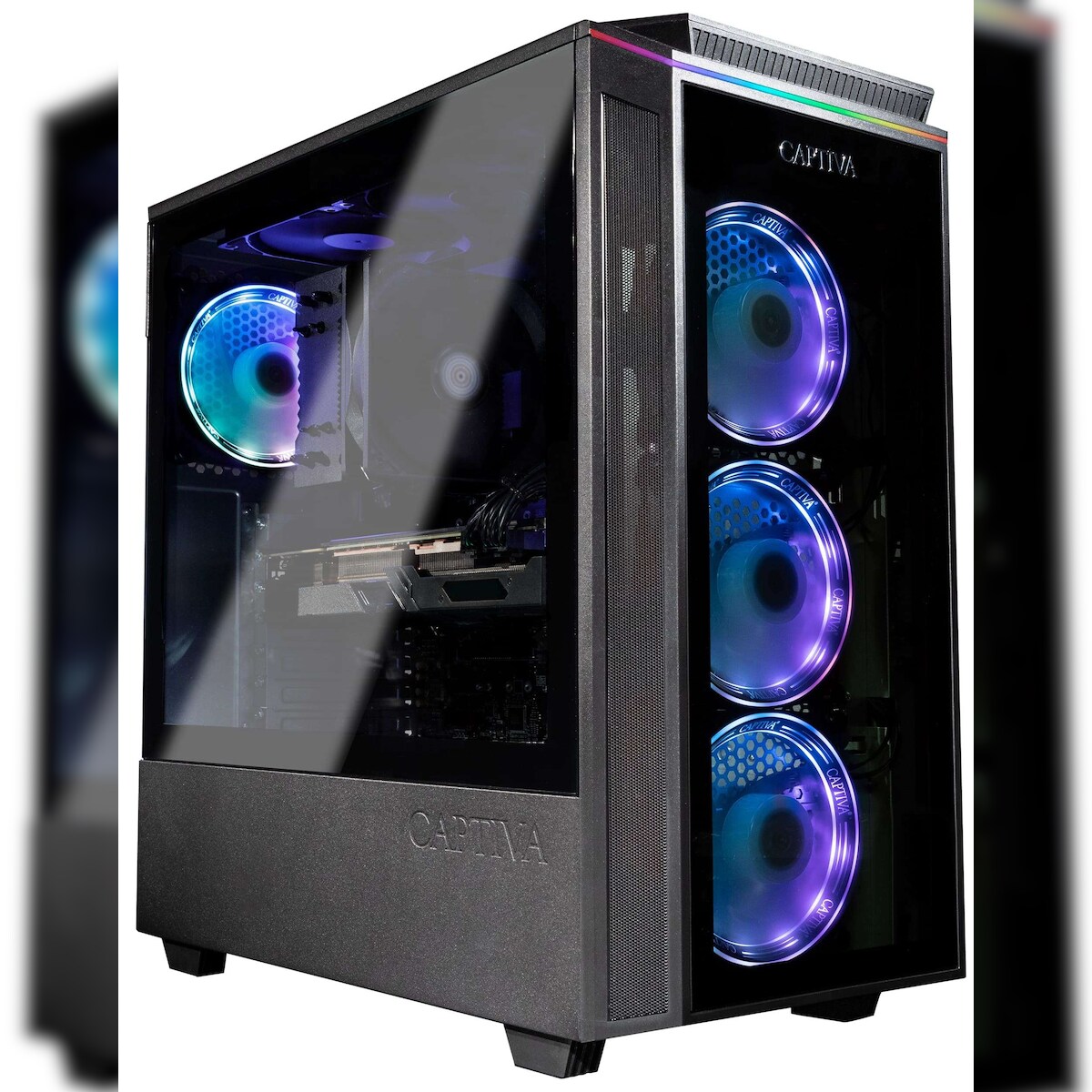Captiva PC Highend Gaming I89-533 (Ultra 7 265KF/RTX5070 Ti 16GB GDDR7/SSD 1TB/32GB/WLAN/w/o OS) Image