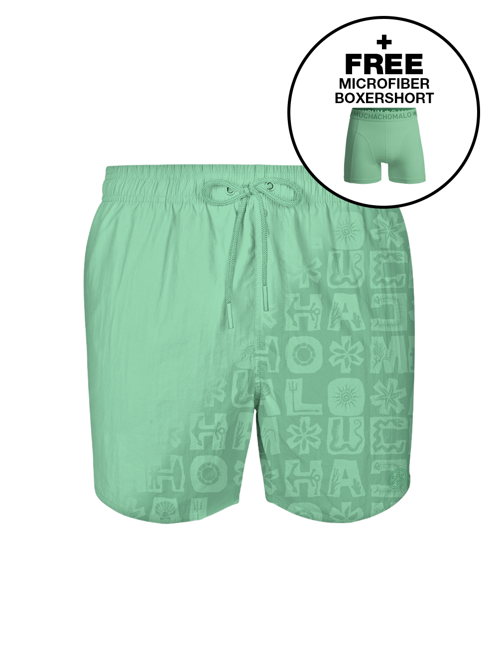 Muchachomalo Badehose – mit Boxerschnitt – Herren Image