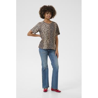 T-Shirt Boxy Fit Leopard Image