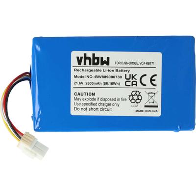 vhbw Akku kompatibel mit Samsung Powerbot VR1AM7040W9/AA, VR1AM7040WG/AA Home Cleaner Heimroboter Image