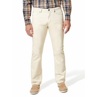 Walbusch Herren Jeans Hose Sattlerstich Weiss Image