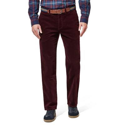 Walbusch Herren Gürtel-Cord Chinos Rot Image