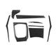 FDWPJYO For BMW 3 Series 4 Series G20 G21 G22 2020-2022 ABS Carbon Fiber Car gear panel Cover Interior Kit Trim Stickers Car Accessoires