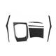 FDWPJYO For BMW 3 Series 4 Series G20 G21 G22 2020-2022 ABS Carbon Fiber Car gear panel Cover Interior Kit Trim Stickers Car Accessoires