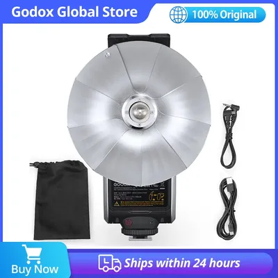 Godox GN14 Lux Senior Retro Camera Flash Light 7 Levels Speedlite Universal for Canon Sony Nikon Fuji Olympus Photography Camera