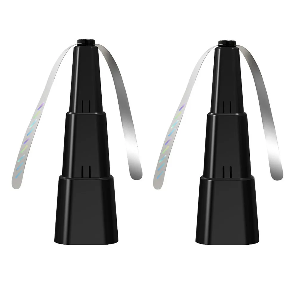 Fliegenventilatoren für Tische, Insektenventilatoren mit holografischen Flügeln, hält Fliegen weg vom Picknick, Grillen, Restaurant, Party, drinnen und draußen Image