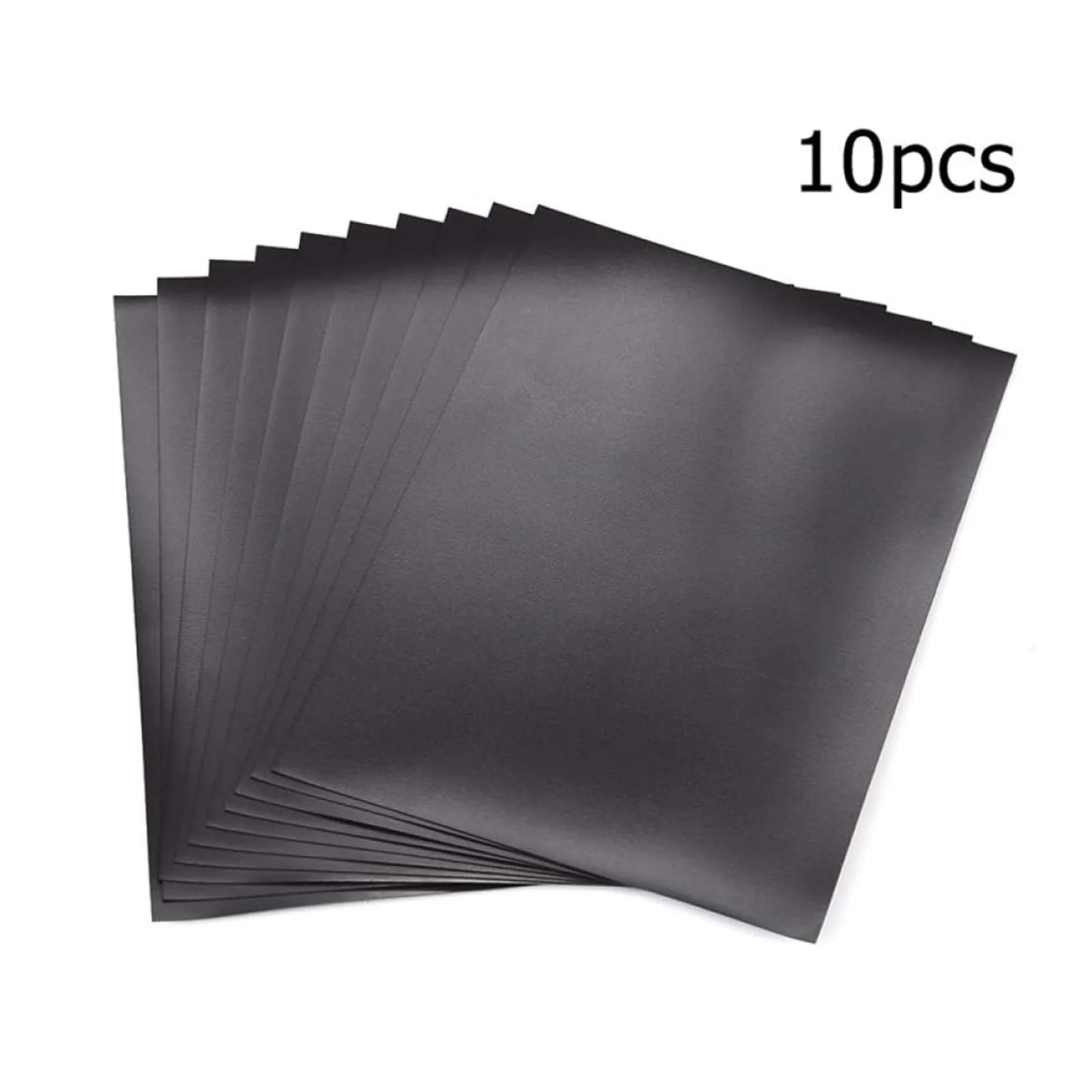 10 Stück 5 x 7 Zoll einseitige, vielseitige magnetische Aufbewahrungsblätter und -taschen – einfacher Organizer für Stempel- und Stanzkollektionen Image