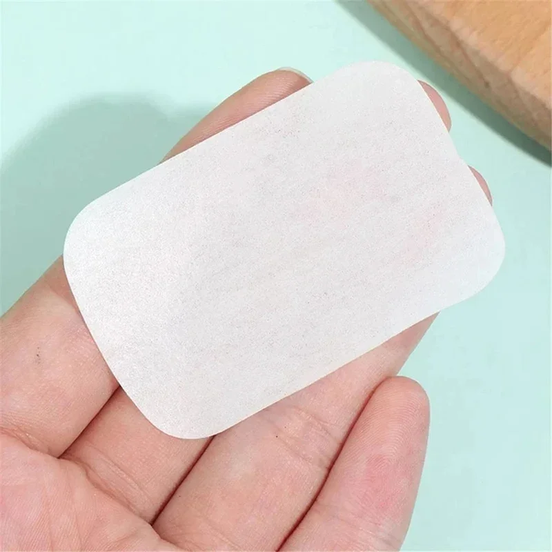20/100/200Pcs Tragbare Bad Seife Scheiben Bad Hand Waschen Scheibe Outdoor Reise Duftenden Schäumen Seife Papier saubere Seife Tabletten Image