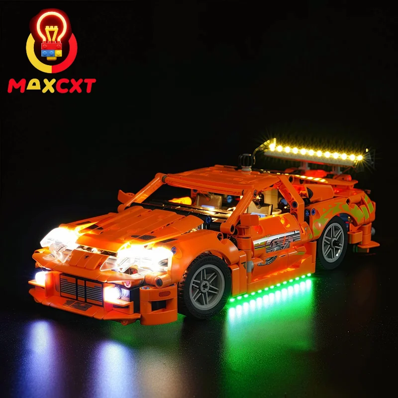 MAXCXT LED-Lichtset für LEGO 42204, Technik, Fast and Furious, Toyota Supra MK4, DIY-Dekorationslampe, ohne Bausteine ﻿ Image