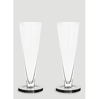 Tom Dixon Set Of Two Flute Glasses