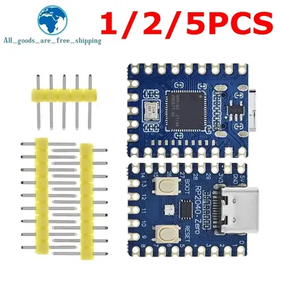 1/2/5PCS RP2040-Zero RP2040 For Raspberry Pi Microcontroller PICO Development Board Dual-core Cortex M0+ Processor 2MB Flash