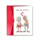 1pc Funny Love Card Valentine