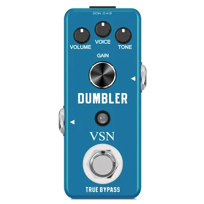 VSN LEF-315 Guitar Dumbler Pedal Analog Dumbler Overdrive Pedals For Electric Guitar With Medium Distortion True Bypass
