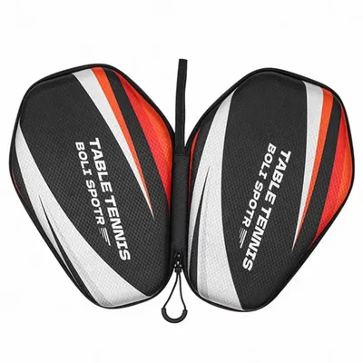 Hard Shell Table Tennis Racket Bags Dustproof Protective Case Ping Pong Storage Bag Hand Strap Waterproof