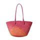 VEVEL Casual Rattan Large Capacity Tote Designer Wicker Woven Women Handbags Summer Beach Bali Straw Bag Lady Travel Big Basket Purse(5)