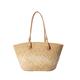 EAMOM Casual Rattan Large Capacity Tote Designer Wicker Woven Women Handbags Summer Beach Bali Straw Bag Lady Travel Big Basket Purse(2)