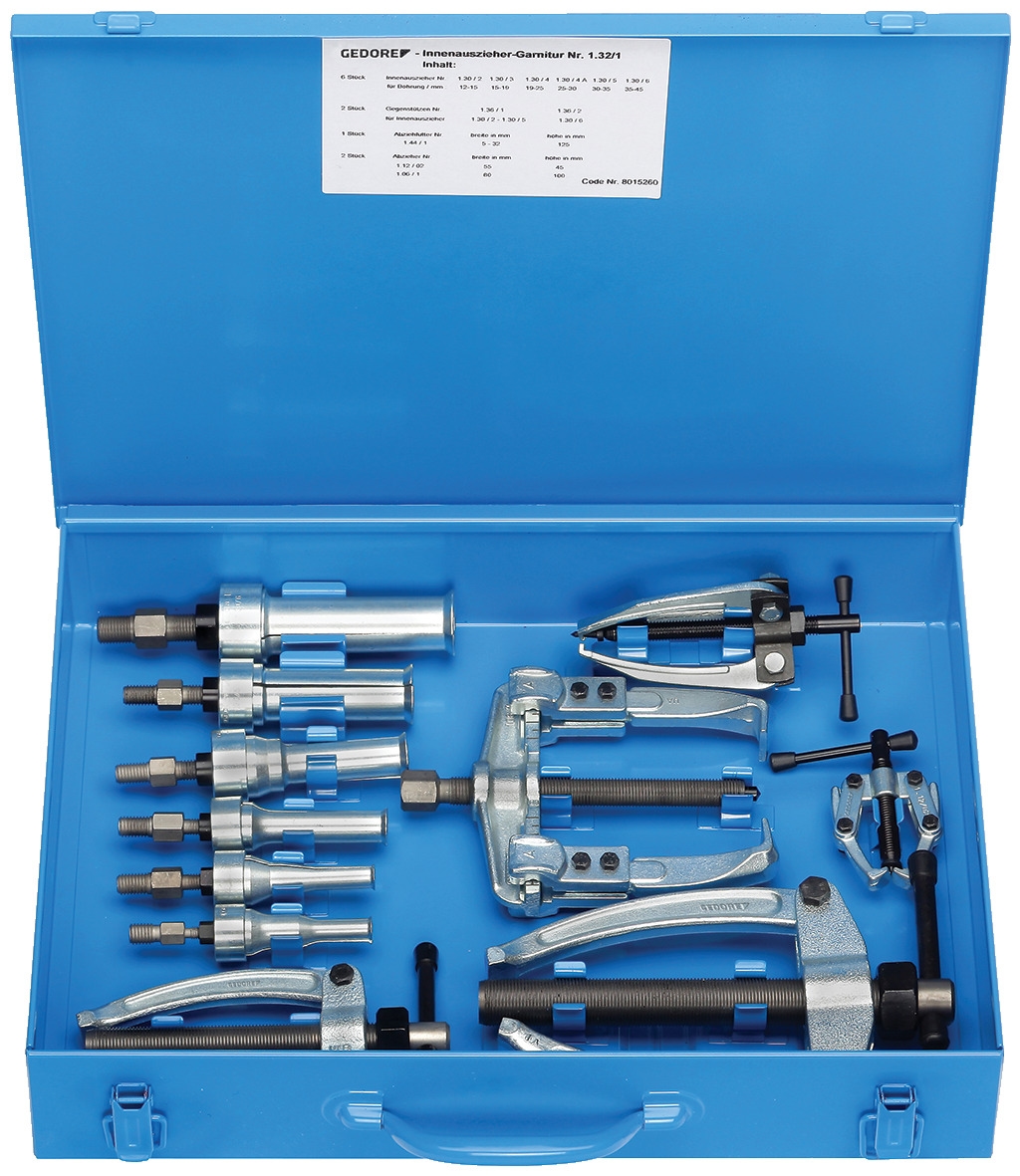 GEDORE Innen- und Außenabziehersatz, 11-teilig, 1.32/1 Image