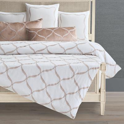 Haven Embroidered Bedding Collection - Juniper, Juniper Duvet Cover, King Juniper Duvet Cover - Frontgate