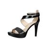 High-Heel-Sandalette NERO GIARDINI "Nero Giardini Sandalen Nappaleder", Damen, Gr. 35, schwarz, Nappaleder, casual, Schuhe