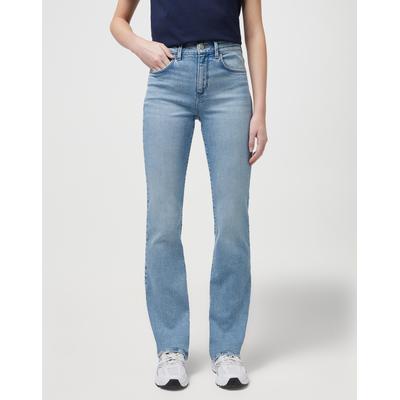 Bootcut-Jeans WRANGLER "WRA-W28B", Damen, Gr. 30, Länge 30, southeast, Denim/Jeans, Obermaterial: 99% Baumwolle, 1% Elasthan, casual, bootcut fit lang, Jeans Image