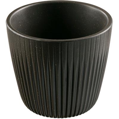 Schale APS "6er Set Dipschälchen "LINEO" Ø 8,5 cm, Höhe ca. 7,5 cm, 180 ml", grau (anthrazit), H:7,50cm Ø:8,50cm, Melamin, Schüsseln, ideal für die Präsentation von Dips, Saucen und kleinen Beilagen Image