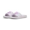Badesandale PUMA "POPCAT 20", Gr. 42, lila frost, wild berry, Synthetik, sportlich, Schuhe