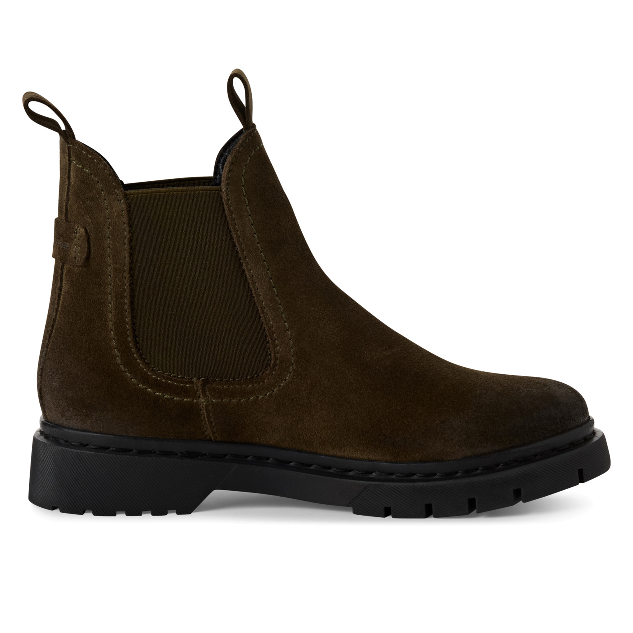 Tamaris Damen Olivgrün Wildleder Klassische Chelsea Stiefeletten