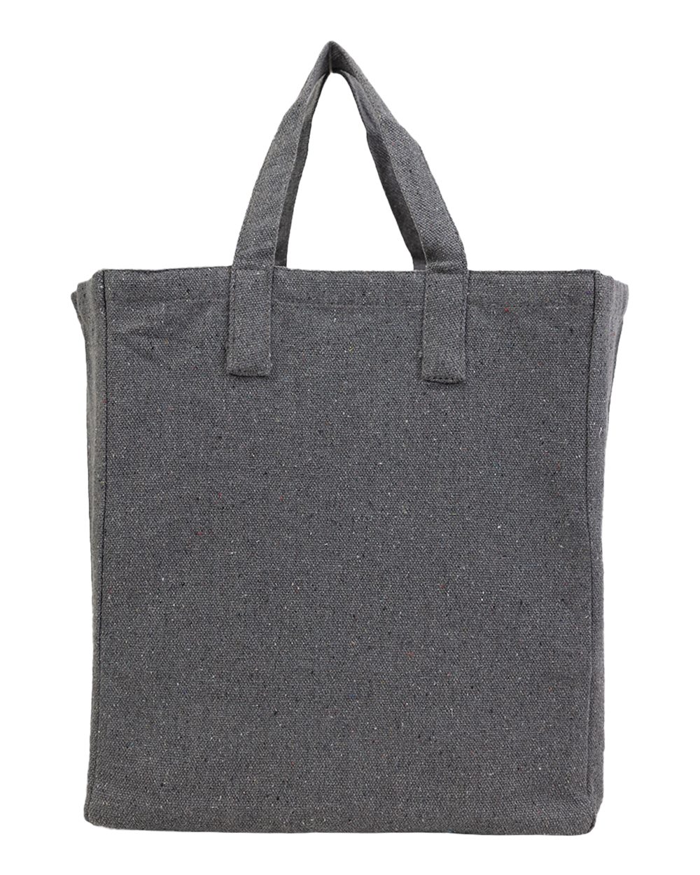 Q-Tees S900 Sustainable Grocery Bag in Dark Grey | Canvas