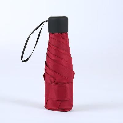 Compact Travel Umbrella, Windproof 5-Layer Frame, Quick-Dry Lightweight Folding Umbrella with Gift Box, Portable All-Weather Protection, Fits Bag and Purse
