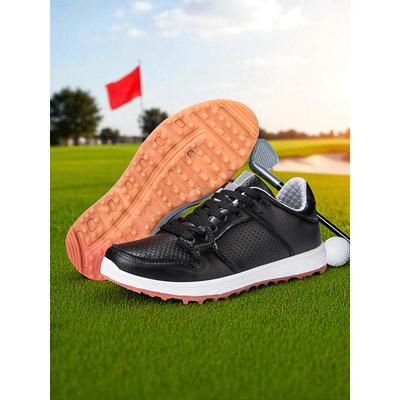 Women's White Athletic Golf Shoes – Breathable Sneakers for Professional Golfing, Driving Ranges and Weekend Competitions