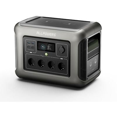 Allpowers - R1500 Tragbare Powerstation, 1152Wh LiFePO4 Batterie-Backup Solargenerator mit 4 x Image
