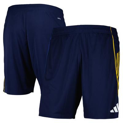 Leeds United adidas Trainings-Shorts – Marineblau – Kinder Image