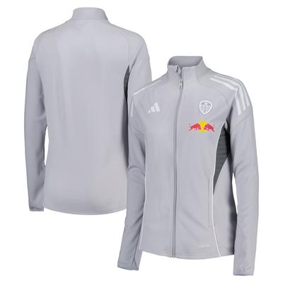 Leeds United adidas Trainingsjacke – Grau – Damen Image