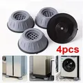 Coussinets de pieds Anti-Vibration, 4 pièces, tapis en caoutchouc, amortisseurs silencieux, support universel pour Machine à laver, réfrigérateur, meubles