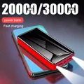 20000mAh/30000mAh Power Bank Batteria esterna PoverBank LED Powerbank Portatile 2 USB Caricatore del telefono cellulare per Xiaomi MI HUAWEI