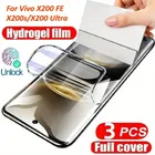3Pcs Full Cover HD Hydrogel Film for Vivo X200 FE X200s X200 Pro X100 Pro Soft Screen Protector Film X100s Pro X100 Ultra X90