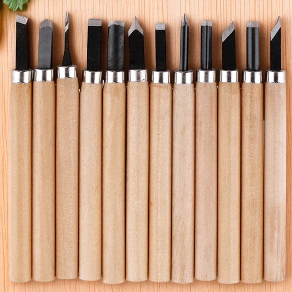 3/6/12PCS Holz Carving Meißel Set Holzbearbeitung Werkzeuge Hand Meißel Holz Gouges für Holzarbeiter Professionelle holz Carving Tools Kit Image