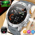 LIGE Smart Watch da uomo 1000mAh batteria extra large 3ATM cardiofrequenzimetro impermeabile chiamata Bluetooth esterna sport Smartwatch da uomo