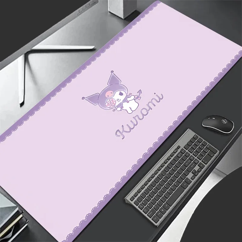 Neues Mauspad, größer XXL, 900 x 400 Geschwindigkeit, Mini-PC-Computer-Tastatur-Pads, Kuromi-Schreibtischunterlage, Gaming-Zubehör, Heim-Mauspad als Geschenk