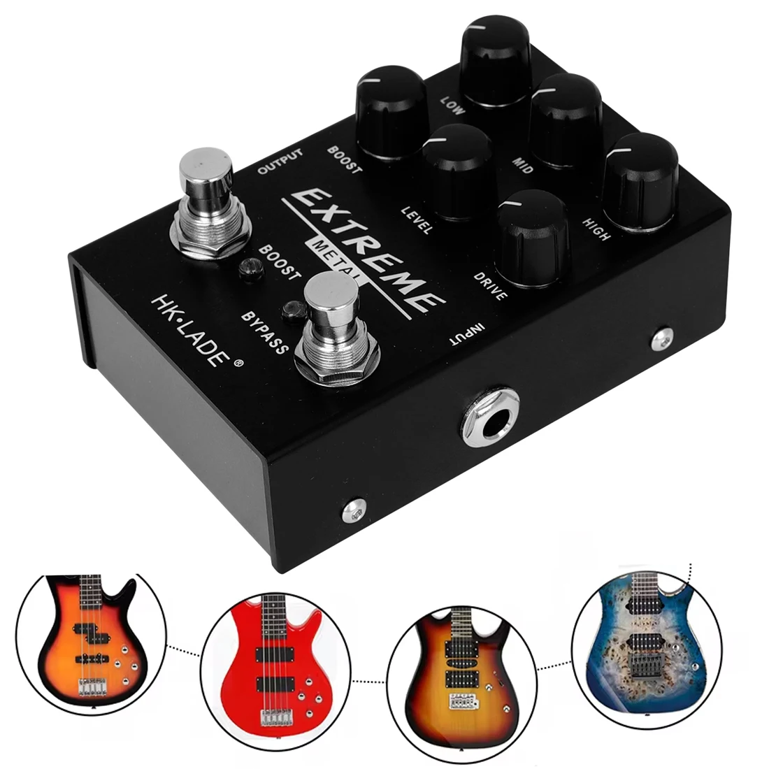 Hk · lade SA-03 extremen E-Gitarren-Effekt pedal High Gain Overdrive-Effekte Metal Distortion Pedal Gitarren zubehör & pa Image