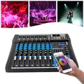 Mixer audio stereo professionale a 8 canali Registrazione USB Bluetooth Riproduzione computer Alimentazione Phantom Mixer audio digitale USB