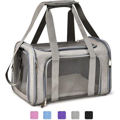 Pet Carrier Airline Approved Pet Carrier Dog Carriers for Small Dogs, Cat Carriers for Medium Cats Small Cats, Small Pet Carrier Small Dog Carrier Airline Approved Dog Cat Pet Travel (50cm34cm34CM)